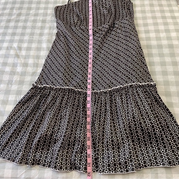 GORGEOUS Serena dress one shoulder silky dresses black cream white size 3 lightw - Picture 8 of 14